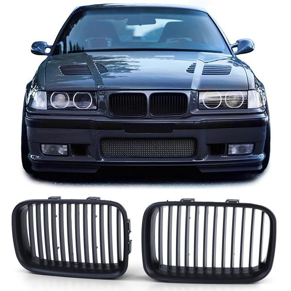 BMW 3 SERIES E36 Performance Matt Black Grilles