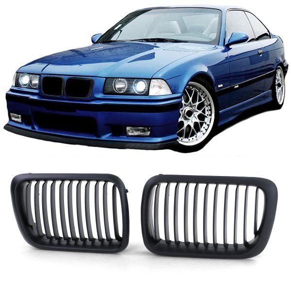 BMW 3 SERIES E36 Performance Matt Black Grilles