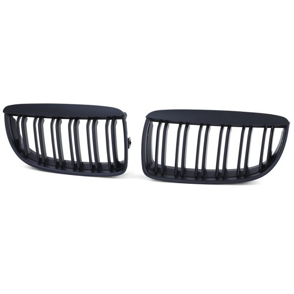 BMW 3 SERIES E90/E91 Performance Matt Black Double-Bar Grilles - Slika 2