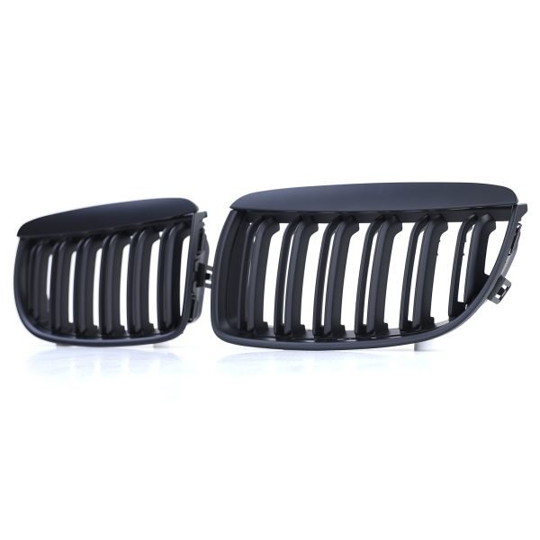 BMW 3 SERIES E90/E91 Performance Matt Black Double-Bar Grilles - Slika 3