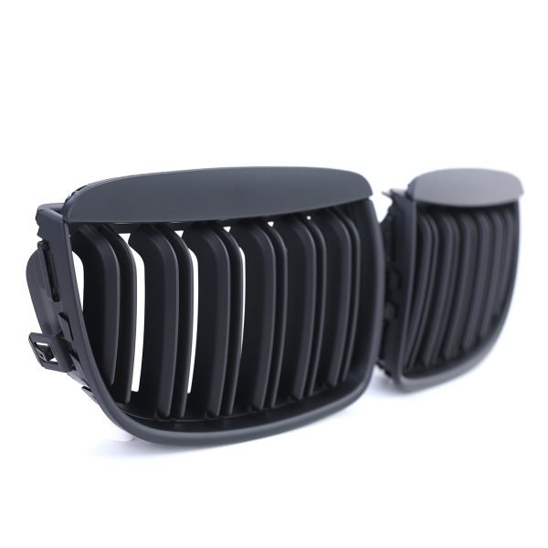 BMW 3 SERIES E90/E91 Performance Matt Black Double-Bar Grilles - Slika 4