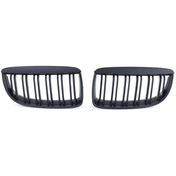 BMW 3 SERIES E90/E91 Performance Matt Black Double-Bar Grilles - Slika 5