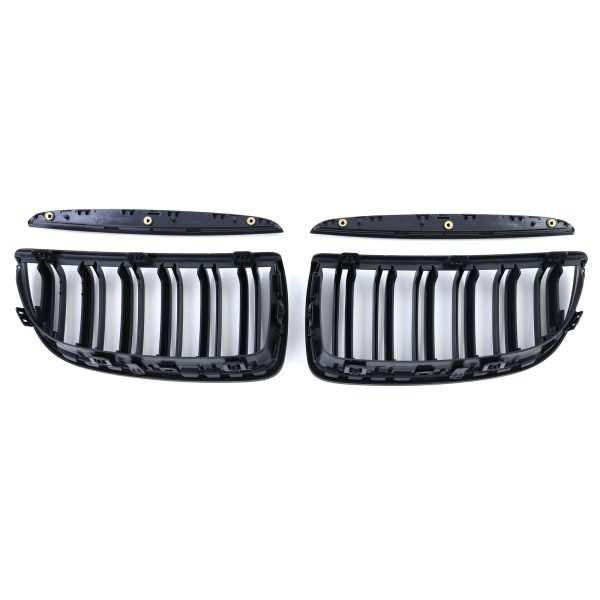 BMW 3 SERIES E90/E91 Performance Matt Black Double-Bar Grilles - Slika 7