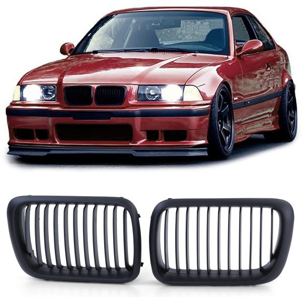 BMW 3 SERIES E36 Performance Matt Black Grilles