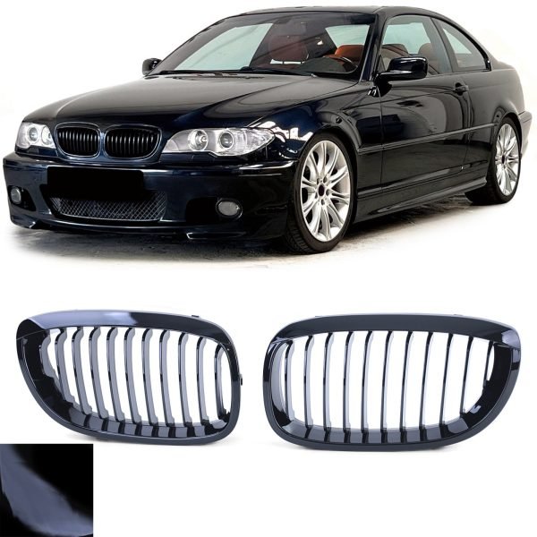 BMW 3 SERIES E46 Performance Gloss Black Grilles