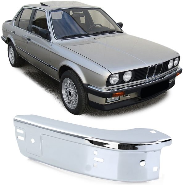 BMW 3 SERIES E30 Front Bumper Chrome Corner Right
