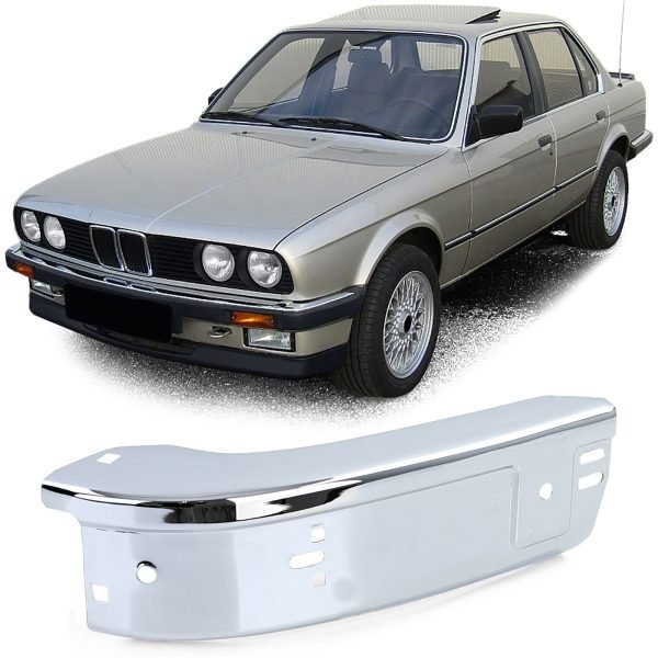 BMW 3 SERIES E30 Front Bumber Chrome Corner Left