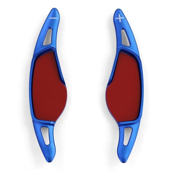 BMW M2 F87 M3 F80 M5 F90 M8 F92 Blue Aluminum Paddle Shifters - Slika 2