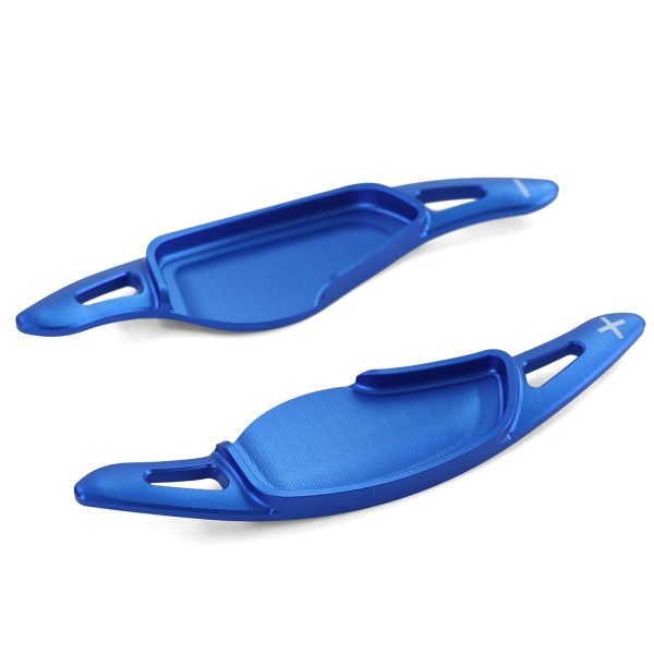 BMW M2 F87 M3 F80 M5 F90 M8 F92 Blue Aluminum Paddle Shifters - Slika 4