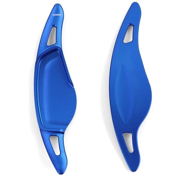 BMW M2 F87 M3 F80 M5 F90 M8 F92 Blue Aluminum Paddle Shifters - Slika 8