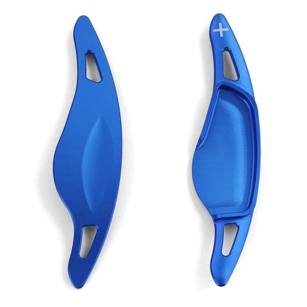BMW M2 F87 M3 F80 M5 F90 M8 F92 Blue Aluminum Paddle Shifters - Slika 5