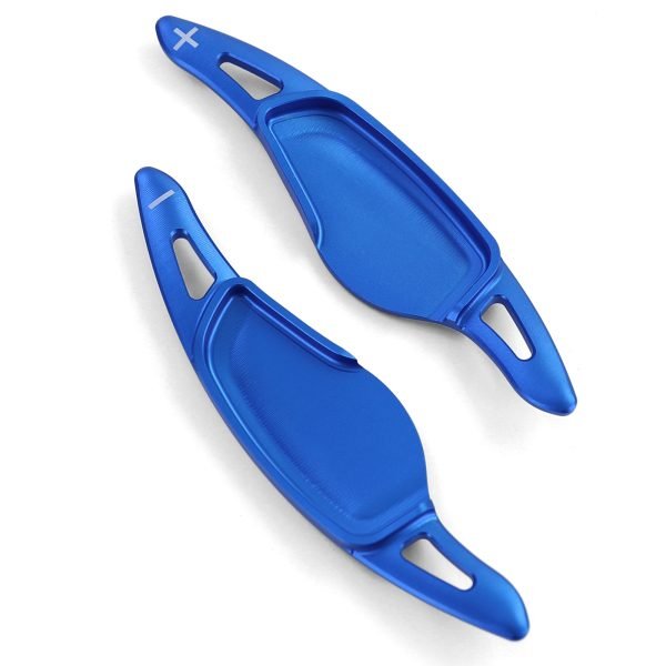 BMW M2 F87 M3 F80 M5 F90 M8 F92 Blue Aluminum Paddle Shifters - Slika 7