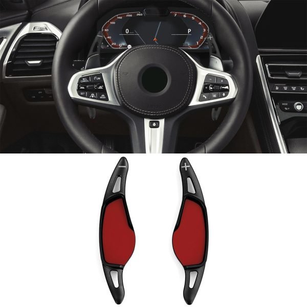 BMW M2 F87 M3 F80 M5 F90 M8 F92 Black Aluminum Paddle Shifters
