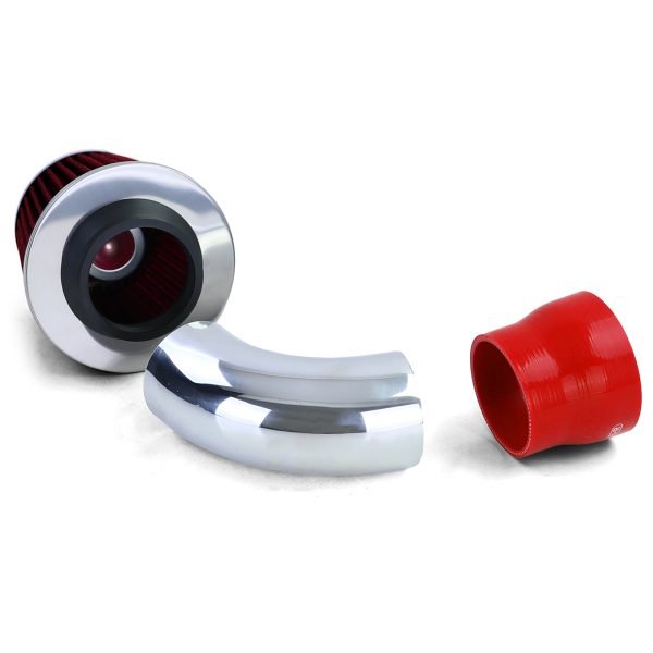 BMW 3 SERIES E46 323i 325i 328i 330i Air Intake Kit with Red Air Filter - Slika 4