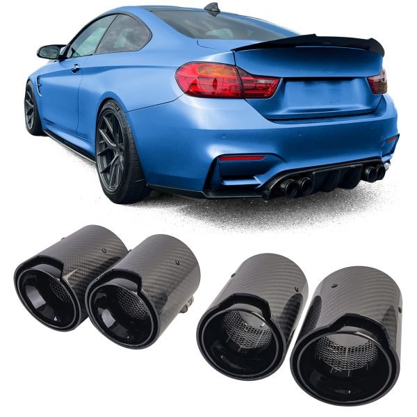 Carbon Fiber Exhasut Tips for BMW M2 F87 M3 F80 and M4 F82/F83