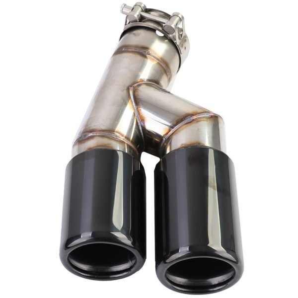 Double Tailpipe painted gloss black for BMW 3 SERIES F30/F31 - Slika 6