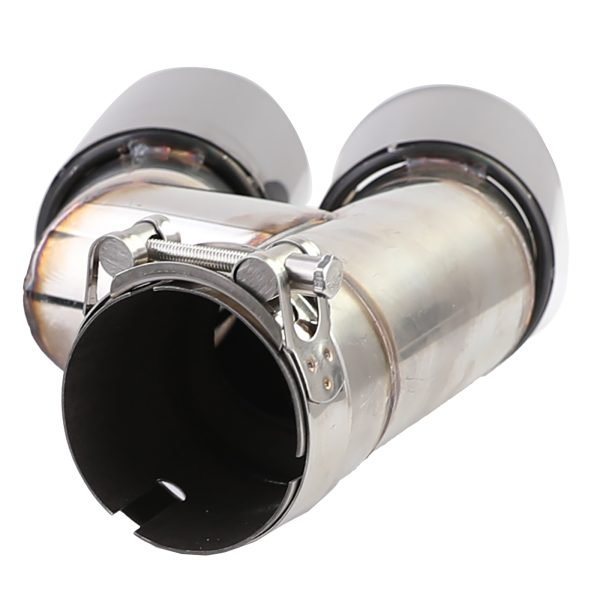 Double Tailpipe painted gloss black for BMW 3 SERIES F30/F31 - Slika 8