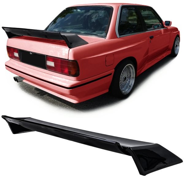 BMW 3 SERIES E30 Evo Look Gloss Black Spoiler