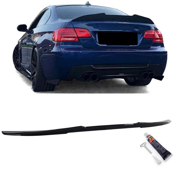 BMW 3 SERIES E92 Gloss Black Ducktail Spoiler