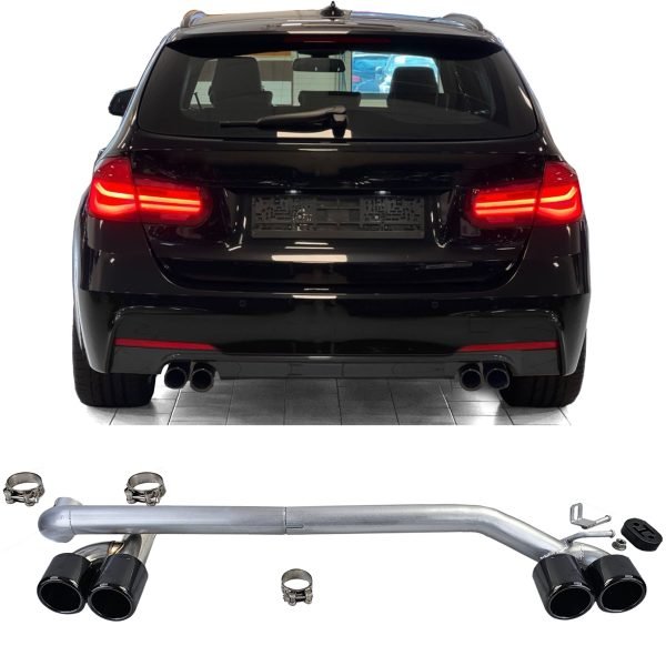 Duplex 4-Pipe Tailpipe Conversion for BMW 3 SERIES F30/F31
