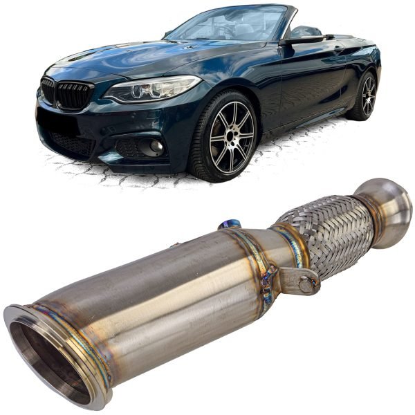BMW SERIES 2 F22/F23 220i 228i N26 Racing Stainless Steel Downpipe