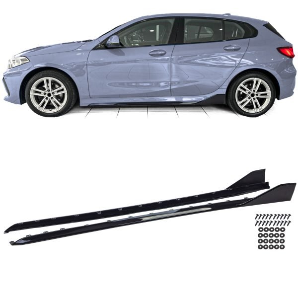 BMW 1 SERIES F40 Gloss Black Side Skirts