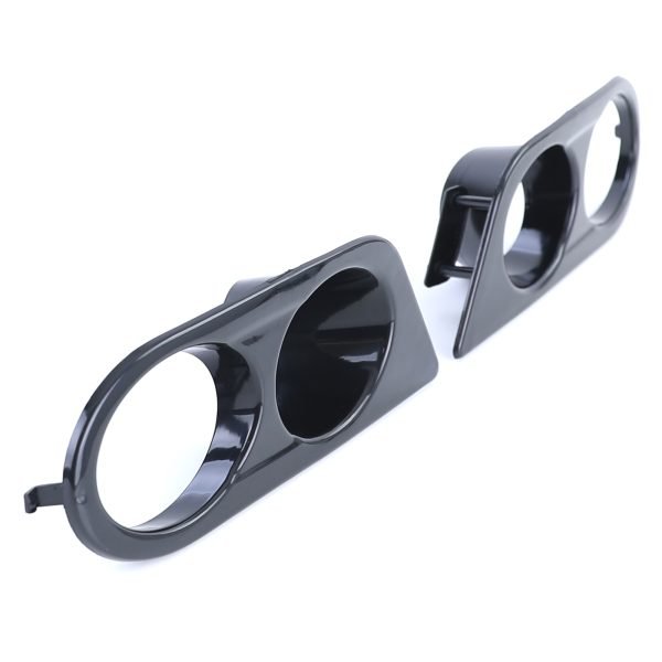 BMW 3 SERIES E46 Gloss Black Front Fog Lights Surrounds - Slika 3