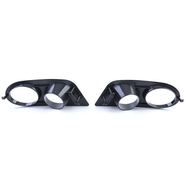 BMW 3 SERIES E46 Gloss Black Front Fog Lights Surrounds - Slika 5