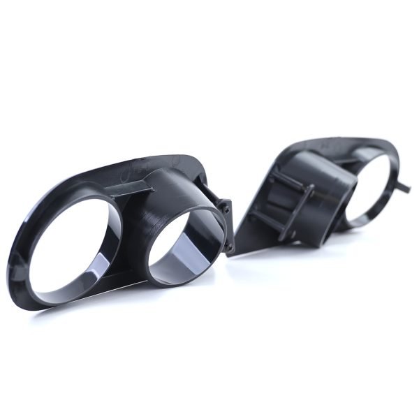 BMW 3 SERIES E46 Gloss Black Front Fog Lights Surrounds - Slika 6