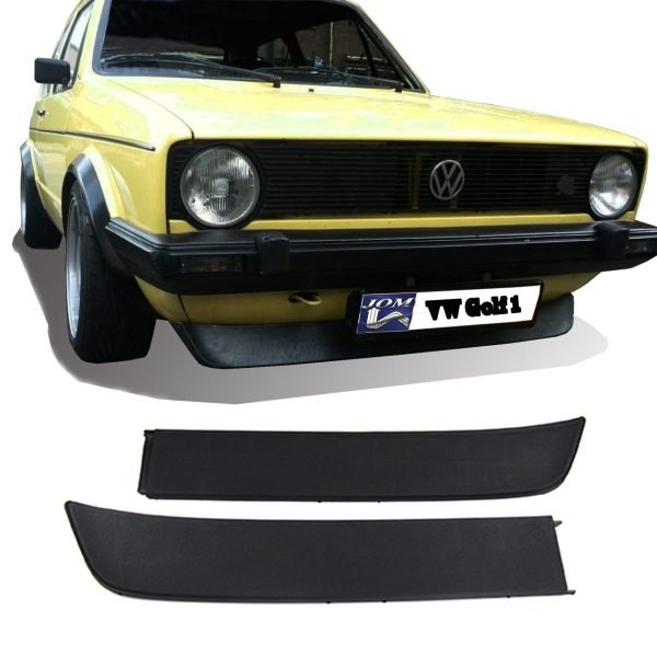 Front spoiler lip suitable for VW Golf 1, Cabrio(not for Karmann Cabrio!), Jetta 1, Caddy 1 - Slika 3