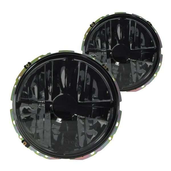 Headlight with cross black suitable for VW Golf 1 and VW beetle year 1970