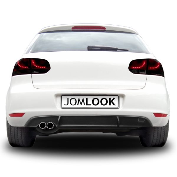 Rear bumper spoiler in sports look suitable for VW Golf 6 - Slika 2