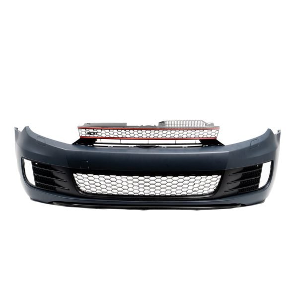Front bumper in sport design, with grill, headlight cleaning system without PDC for VW Golf MK6 - Slika 3