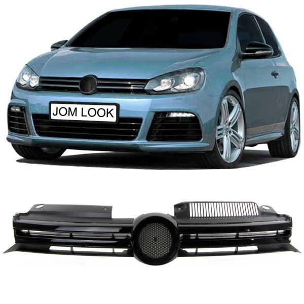 Front Grille, with slot for the badge suitable for VW Golf 6 (2008-2012)Type 1K Hatchback / Station Wagon / Convertible