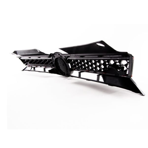 Front Grille, with slot for the badge, honey comb suitable for VW Golf MK6 GTI 2008 - 2012 - Slika 4