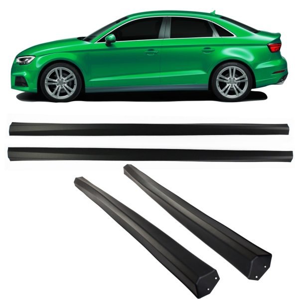 Side Skirts suitable for Audi A3 8V Facelift (Sedan) 2016-2020