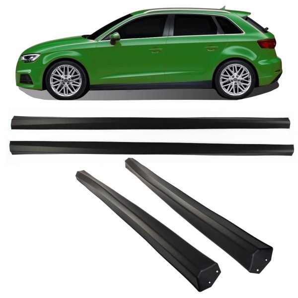 Side Skirts suitable for Audi A3 8V Facelift (Sportback), 2016-2020