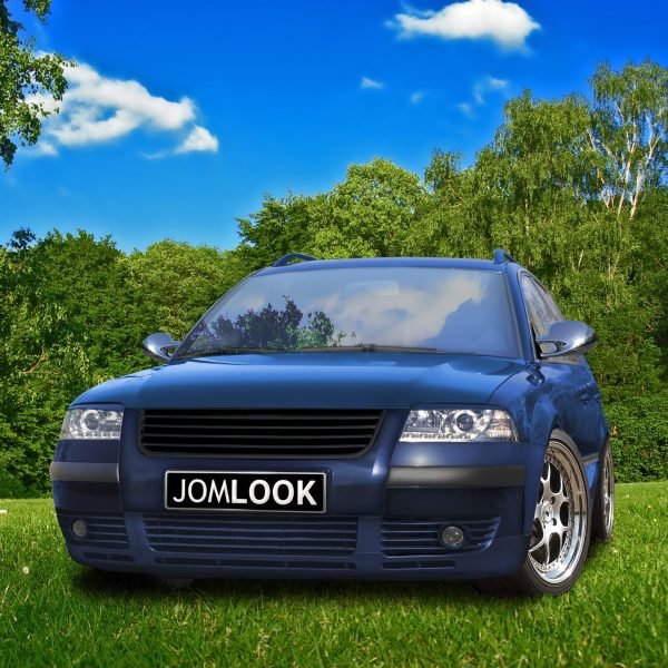 Front Grille , badgeless, black suitable for VW Passat 3BG 2000-2004