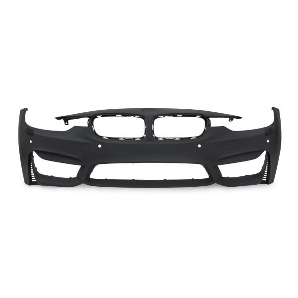 Front bumper in sports design with PDC holes and HCS suitable for BMW 3er BMW F30 LCI, 05/2015-2018 - Slika 6
