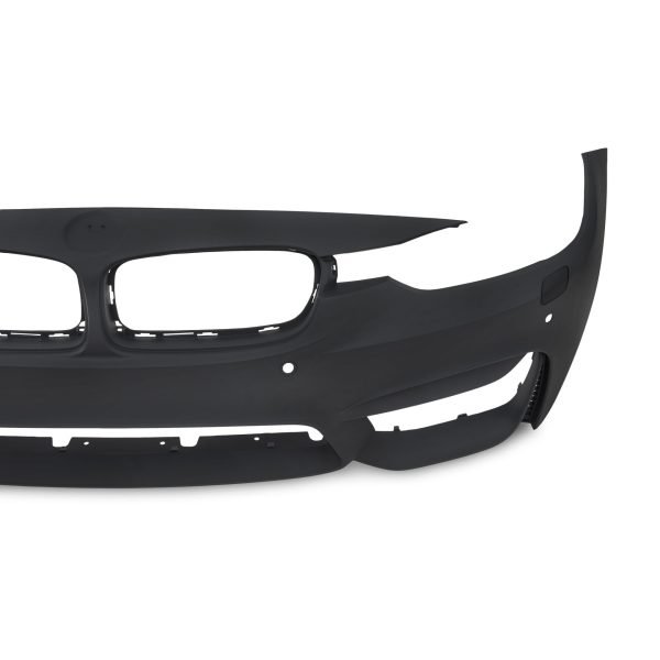 Front bumper in sports design with PDC holes and HCS suitable for BMW 3er BMW F30 LCI, 05/2015-2018 - Slika 4