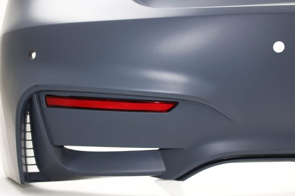 Rear bumper in sports-design, left and right exhaust cuts, with PDC holes suitable for BMW 3er F30 year 10.2011- - Slika 2