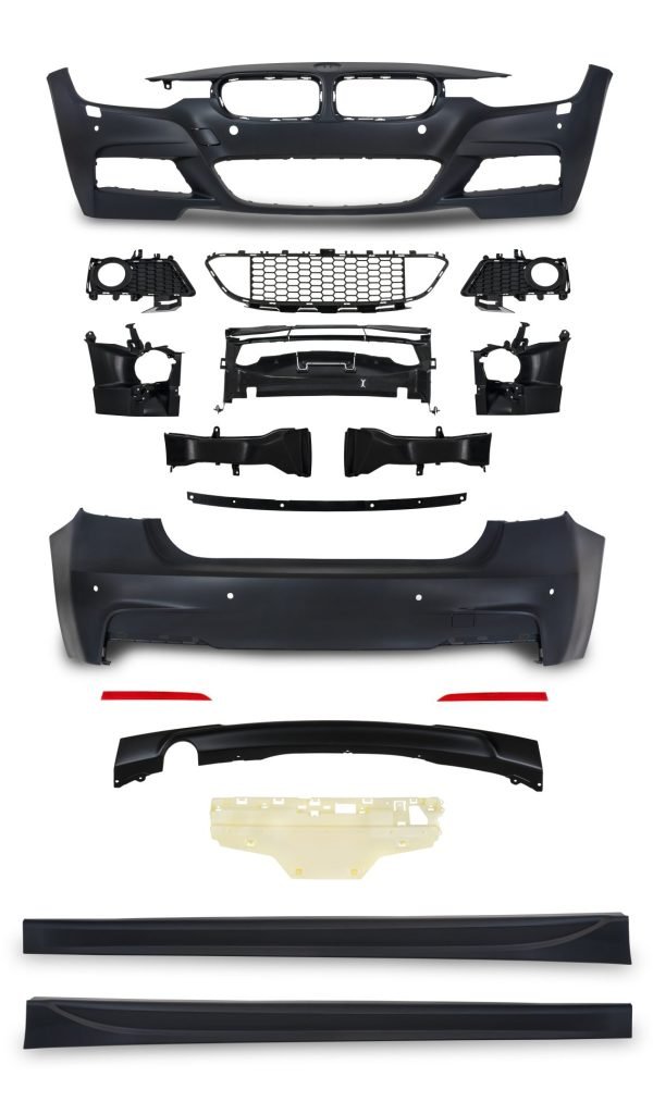 Body Kit incl. side skirts with HCS and PDC holes suitable for BMW 3 Series F30 ( LCI ) year 05.2015-