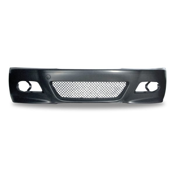 Front bumper with fog light hole suitable for BMW 3er E46 Sedan year 1998 - 2005, not for Coupe and Cabrio !