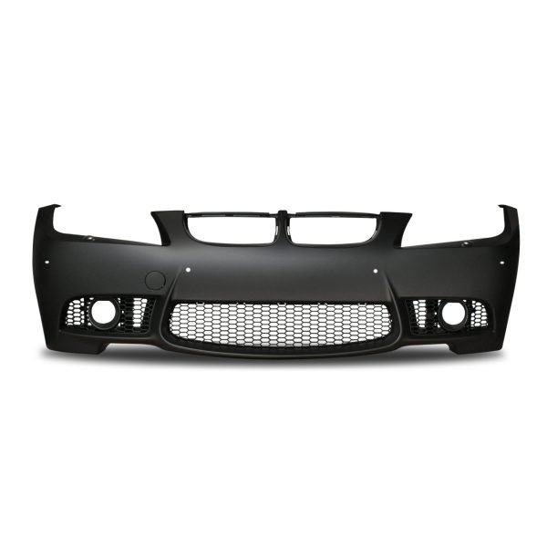 Front bumper in Coupé design with PDC holes and wash nozzles suitable for BMW 3 Series E90 Sedan year 2005 - 09.2008
