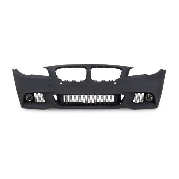Front bumper in sport design with PDC holes, HCS and fog lights suitable for BMW 5er F10 01.2010-06.2015 and F11 Touring year 04.2010-