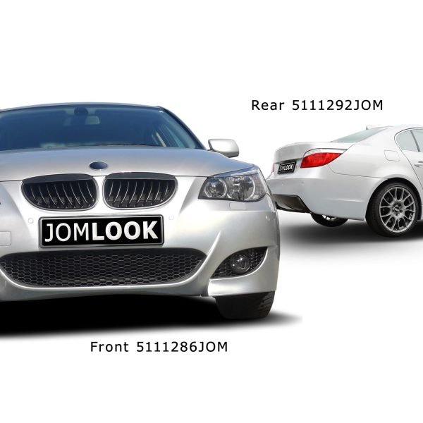Rear bumper in sport design with PDC markings suitable for BMW 5er E60 year 2003 - 2010 - Slika 6