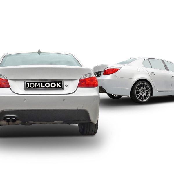 Rear bumper in sport design with PDC markings suitable for BMW 5er E60 year 2003 - 2010 - Slika 3