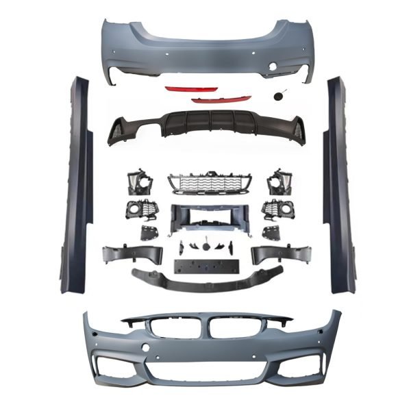 Body Kit incl. side skirts with PDC holes, for exhaust on the left side suitable for BMW F32, 4 series,year 10/2013-