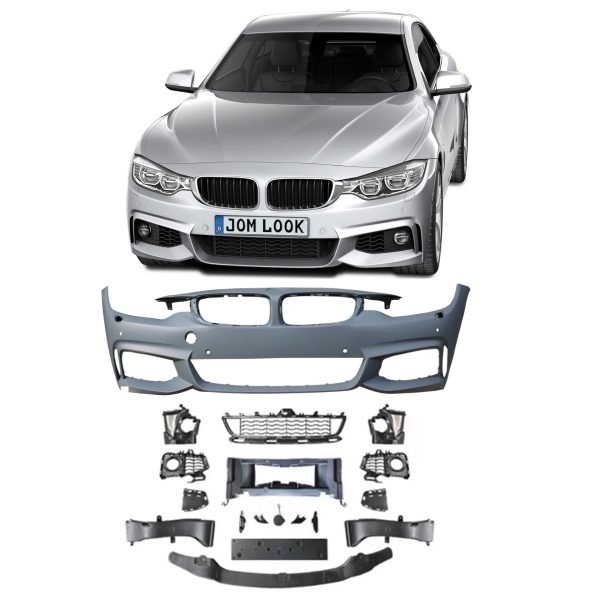 Body Kit incl. side skirts with PDC holes, for exhaust on the left side suitable for BMW F32, 4 series,year 10/2013- - Slika 4