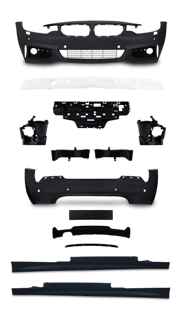 Body Kit in sport design incl. side skirts with PDC holes and HCS suitable for BMW 4er F32 year 10.2013-